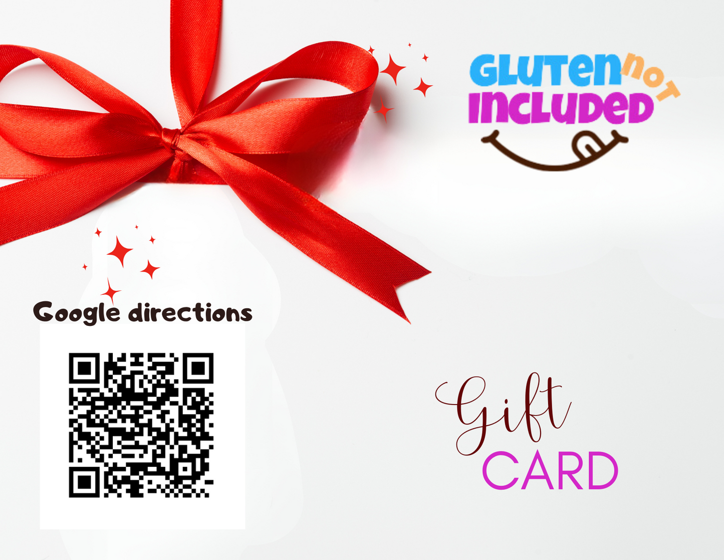 Gluten Not Included Gift Card